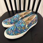 Keds x Rifle Paper Co floral canvas slip on sneakers 7.5 Photo 3