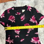 Kate Spade  Encore Rose Crepe Dress blackk pink size 2 preppy party garden Photo 4