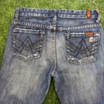 7 For All Mankind 7famk “A” pocket Stylish Blue Women's Jeans, Size 28 Photo 2
