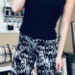 About A Girl abstract printed flare wide leg festival pants Photo 5