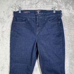 NYDJ Ami Skinny Jeans Womens 10 Blue Dark Wash Stretch Mid Rise Classic Denim Photo 3