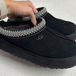 UGG Women's  Tazz Platform Slippers Black Womens 9 Photo 0