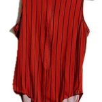 Heart & Hips Striped Red Bodysuit Red Size L Photo 0