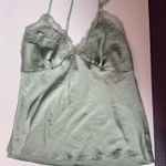 Pastel green lace camisole size medium never worn Photo 0