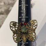 Lot Of 3 Beautiful Adjustable Ornate Women's Costume Rings Photo 3