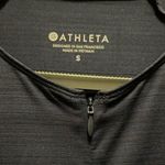 Athleta Pleated Zip Up Athletic Workout Long Sleeve Size S Photo 6