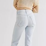 MOTHER Denim Mother jeans size 32 high rise light blue wash the pixie tomcat ankle Photo 1