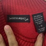 Sweater Project  Red Knit Top Photo 2