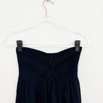 Lani Lau Solid Jazz Strapless Dress Navy Photo 2