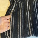 Sybil California Striped Dress L Boho Festival Resort Beach Lagenlook Pockets Black Size L Photo 5