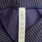 Lululemon Race With Grace Crop leggings in Cadet Blue/Purple Women’s Size 8 Photo 4