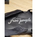 Free People Vacation Day Wrap Sandals Women 9 Black Leather Adjustable Back Ties Photo 5