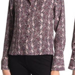 Equipment Snake Button Front Shirt Photo 0