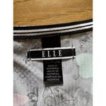 Elle Butterfly Print Scrub Top Size XL Pockets Stretch Nursing Classic Colorful Photo 2