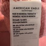 American Eagle New with tags CROPPED HENLEY FLEECE SWEATSHIRT Photo 10