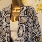 Shake print 3/4 sleeve blazer size L Size L Photo 3