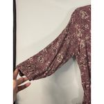 Knox Rose  Women's Floral Wrap Maxi Dress Dusty Mauve Size Medium Photo 2
