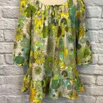 LIBERTY OF LONDON for TARGET Blouse Sunflower Top Green Photo 0