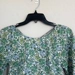 J.Crew  Tie back Stretch Cotton Poplin Blouse In Fete Floral Size 2  Photo 3