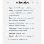 Soludos NWOB The Original Espadrille Sandals Cotton Jute Loafers Black sz. 6.5 Photo 7