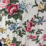 Vintage 80s Floral Blazer & Shorts Suit Set Multi Size M Photo 4