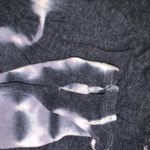 Free People Tie-Dye Long Sleeve Top - Black and White Photo 2