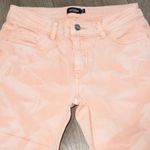 Kate Spade Saturday Coral Watercolor Dyed Skinny Ankle Jeans Size 26 Photo 4