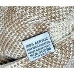 C.C. Leopard Print Knit Beanie Faux Fur Pom Womens Winter Hat Trendy Acrylic Tan Photo 5