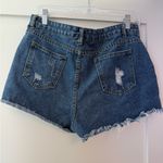 SheIn Large Jean Ripped Shorts Photo 1