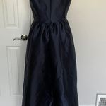 Alfred Sung NWOT Keyhole Pleated Overlay A-line Formal Evening Prom Gown Satin Designer Luxury Photo 4