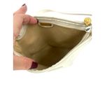 Gucci Vintage 80's White Bag Micro GG Logo Print Crossbody Purse Gold 1980's Photo 6