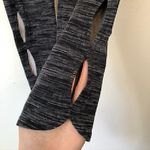 Aerie AMERICAN EAGLE Gray Black Space Dye High Waisted Rise Cropped Leggings S Photo 6