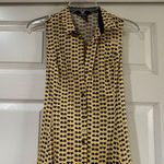 Nic+Zoe Novelty Print Dress Sunnies Retro Sunglasses Print Size XS Yellow Blue Photo 4