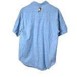 Christopher & Banks Christopher‎ & Banks Vintage Embroidered Beach Balloon Scene Button Up Shirt M Photo 7