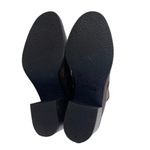 ALDO  Etelilla Women's Brown Leather Zip Up Block Heels Chelsea Ankle Boots 7.5 Photo 3