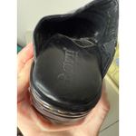 Women's Born Black Tooled Leather Y2K Boho Western Clogs Mules Heels Shoes 10/42 Photo 13