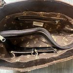 American West Brown Leather Tote Bag Photo 6