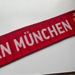 Adidas FC Bayern München  Red Knit Soccer Scarf Fringe Photo 2