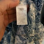Kori  Boutique Dress. Size L. Fun blue and white paisley pattern. Photo 7
