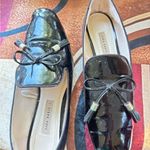 ZARA  Women Basic black patent leather loafers with tassel details Photo 8