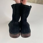 Clarks Somerset Cabaret Black Suede Ankle Booties Size 9.5 Photo 3