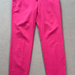 ZARA BASIC Womens Pink Tailored Trousers Cropped Ankle Length Size M Classic Size M Photo 0