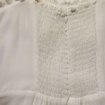 Reformation NWT  Nikita Midi in Ivory Tank Tie Straps Flounce Hem Dress 8 Photo 5