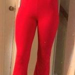 Forever 21 Red Flare Pant/ Crop Top Set Photo 0