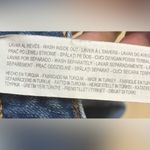 ZARA  Women’s Embroidered Floral Fringe Distressed Denim Jeans Sz 4 Cotton Blend Photo 5