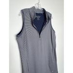 Tommy Bahama IslandZone Sleeveless Zip Polo Top XL Striped Activewear Photo 2
