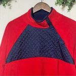 Crown & Ivy Pullover Women's Size XXL Red Winter Soft Fleece Mock Neck Winter Photo 1