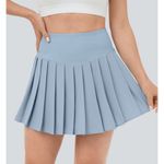 Halara  Women’s Breezeful High Waisted A Line 2-in-1 Pocket Pleated Mini Skirt XS Photo 7