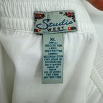 Studio West White Lace Cotton Eyelet Maxi Skirt XL Boho Festival Western Prairie Cowgirl Photo 6