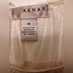 Kenar  Cream Lace Front Tank Top Medium Photo 3
